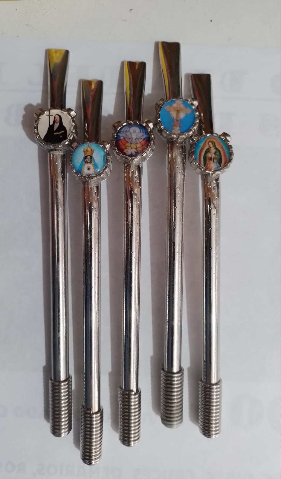 Bombillas para mate con imágen